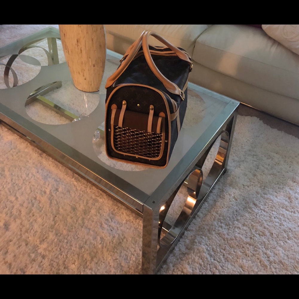 Authentic Louis Vuitton Monogram Pet Carrier
